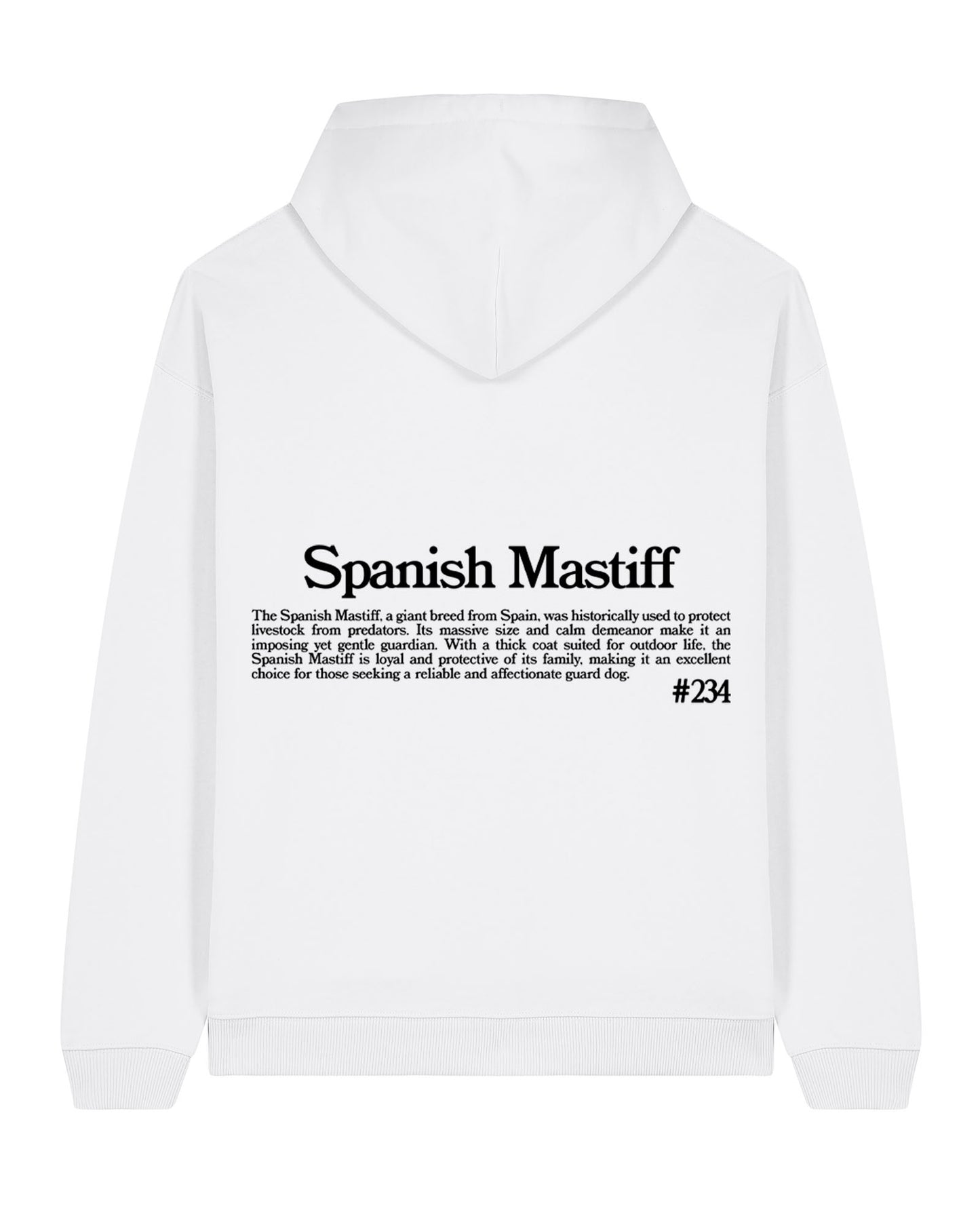 MASTÍN ESPAÑOL SUDADERA CON CAPUCHA